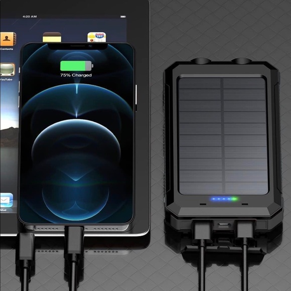 POWERFUL USB Portable Charger,Solar PowerBank,Cell Phone,Laptop, FLASHlight - Picture 5 of 8